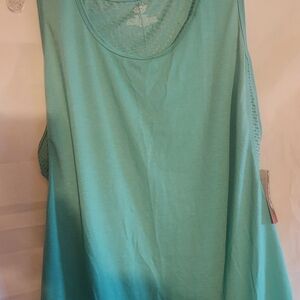 Women's Teal Sleeveless Top/Short Set